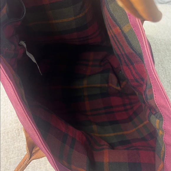 L.L BEAN Burgundy Tote Bag - Picture 5 of 9